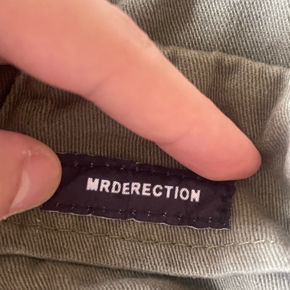 Green Y2K cargo pants - Mrderection -Fit more like a small - Picture 2 of 3